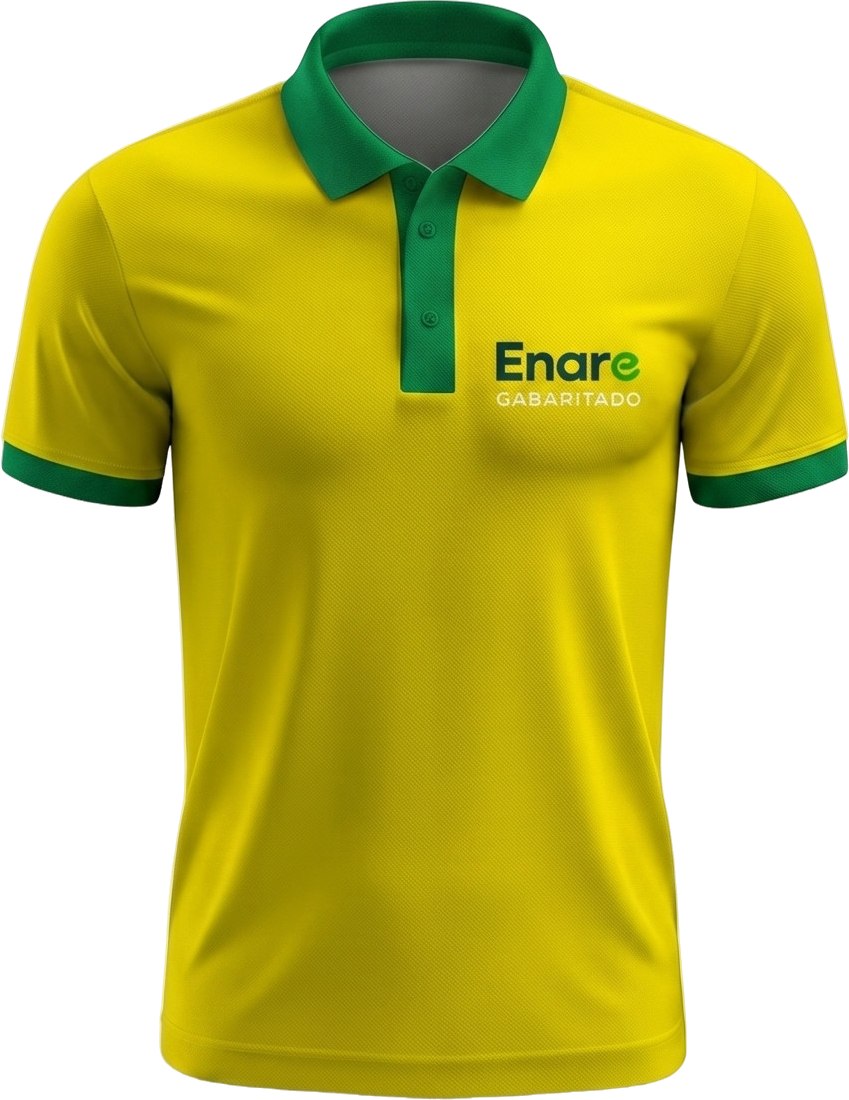 Camisa do Brasil oficial do Enare Gabaritado